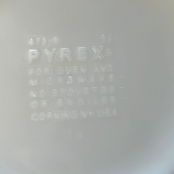 Vintage Pyrex 473-B Autumn Harvest Wheat 1 & 1.5 Quart Casserole Dish With Lid - Picture 10 of 12